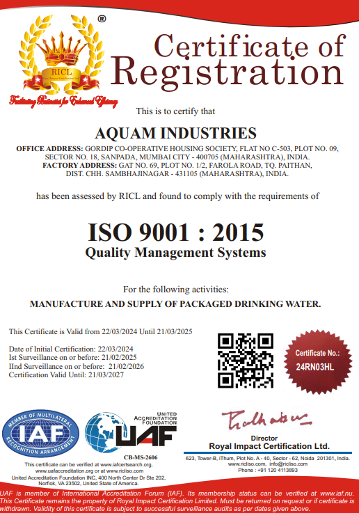 ISO 22000 Certificate