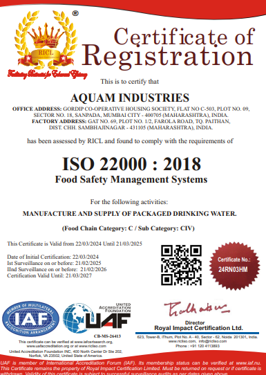 ISO 9001 Certificate